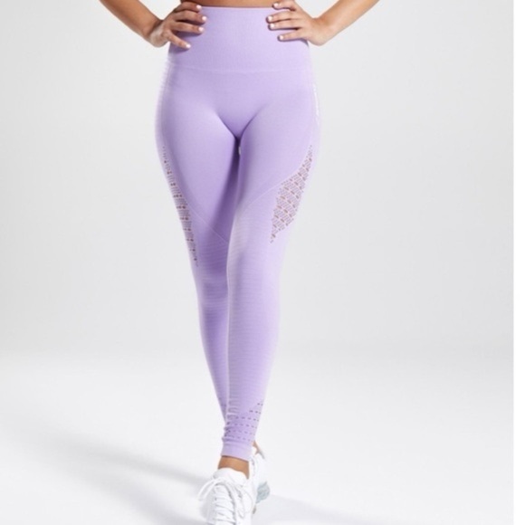 Gymshark Women’s Size Small Lilac Purple Seamless Energy Leggings - Picture 2 of 7